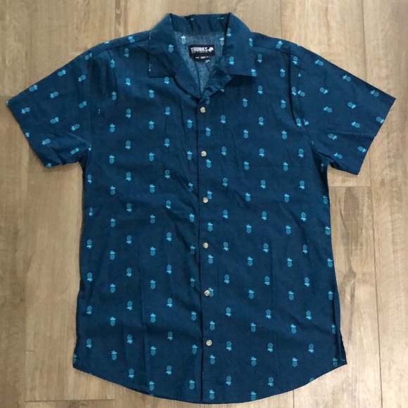 trunks Other - NWOT! - TRUNKS Surf & Swim Co. 100% Cotton Short Sleeve Button Down Shirt